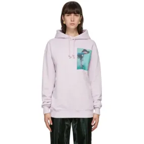 Acne Studios Purple Dog Patch Hoodie