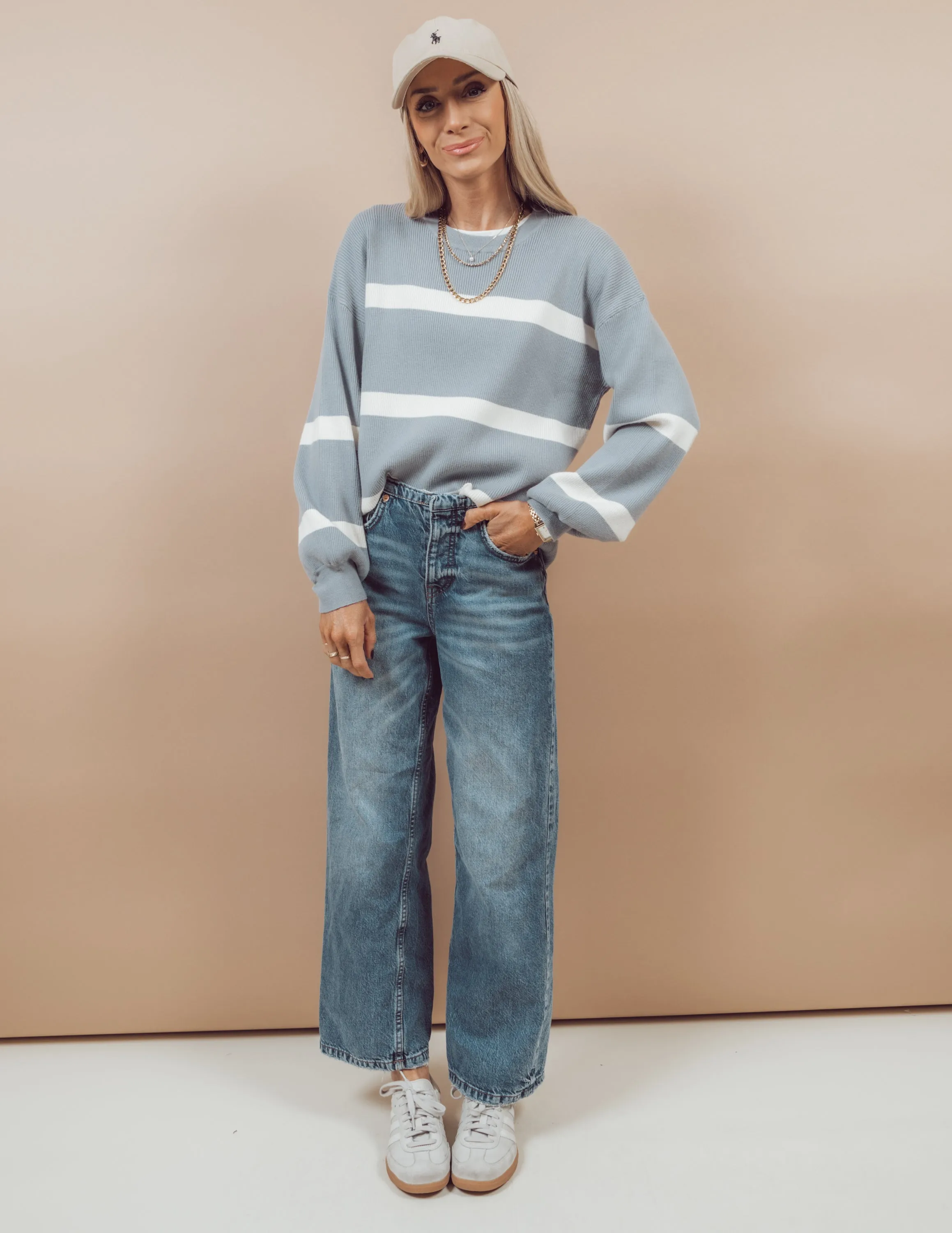 Addison Striped Pullover