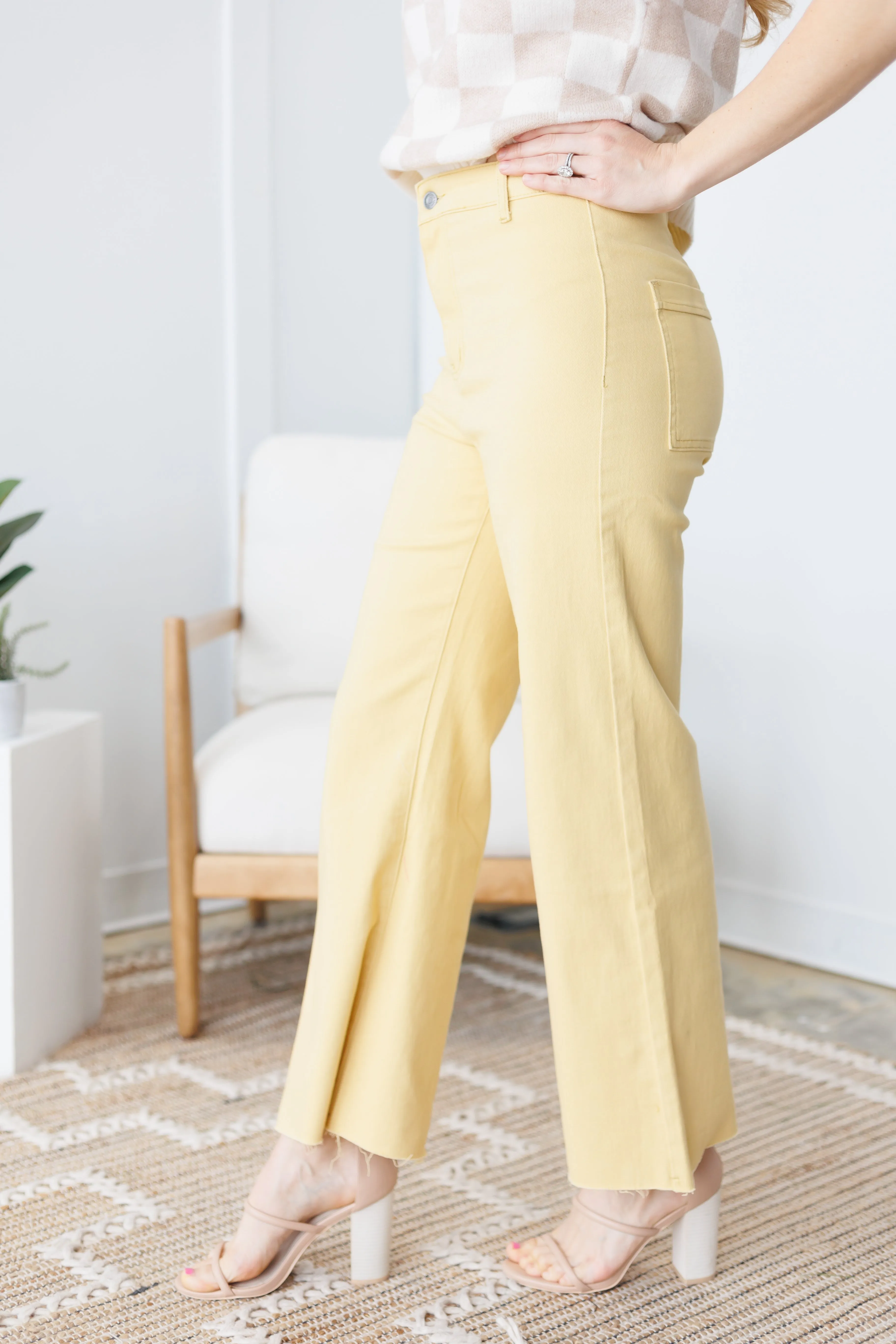 Annie High Rise Wide Leg Jeans - 10 Colors