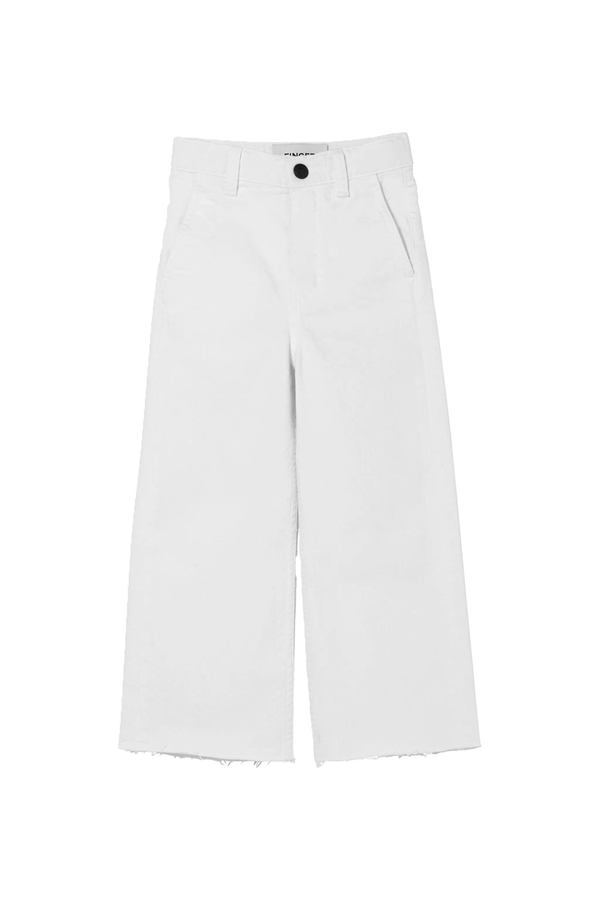CHARLIE White - Loose Fit Cropped Jeans