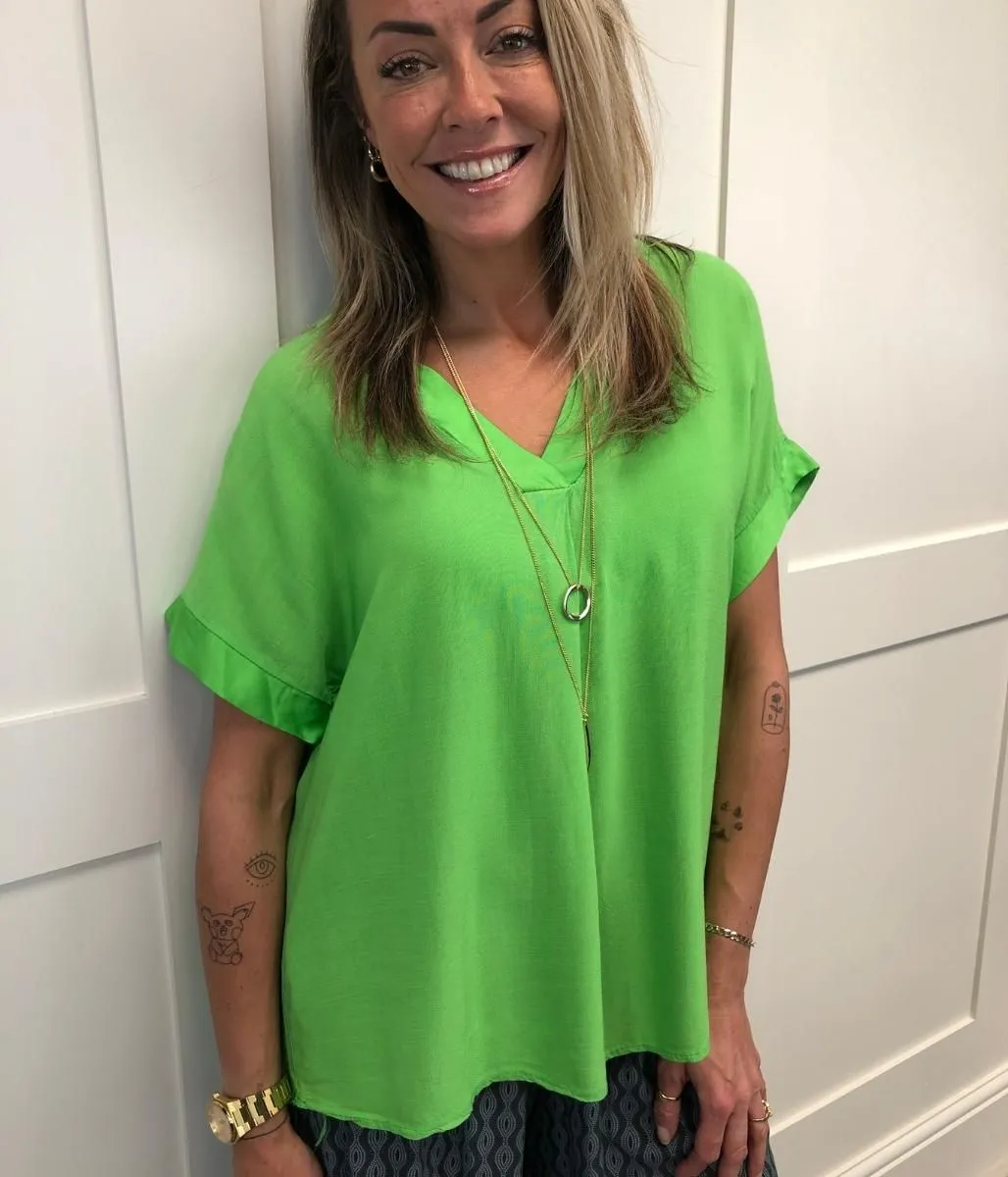 Green Lucia Blouse
