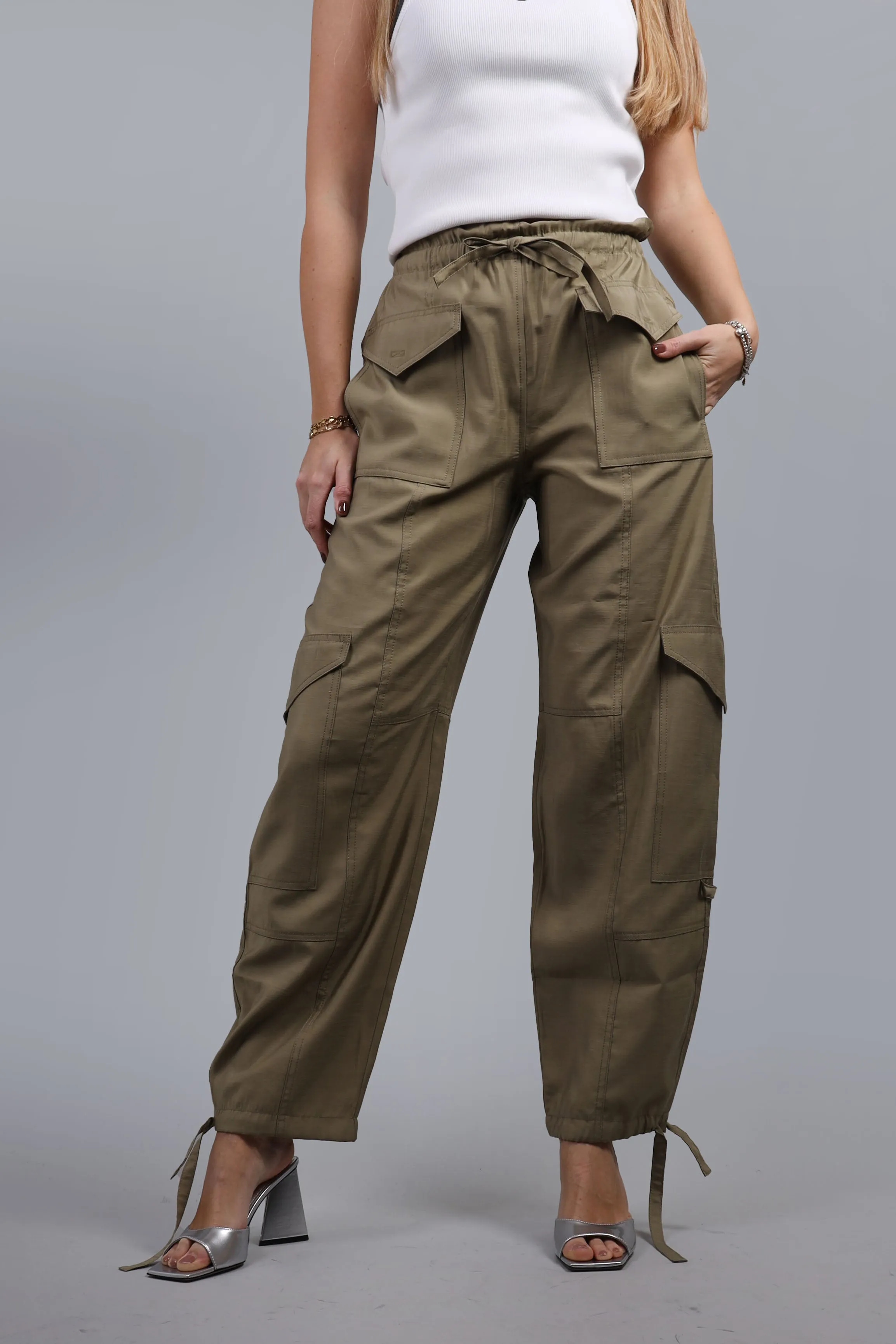 Light Slub Army Green