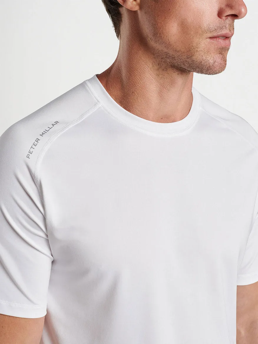 Peter Millar Aurora Performance T-Shirt in White