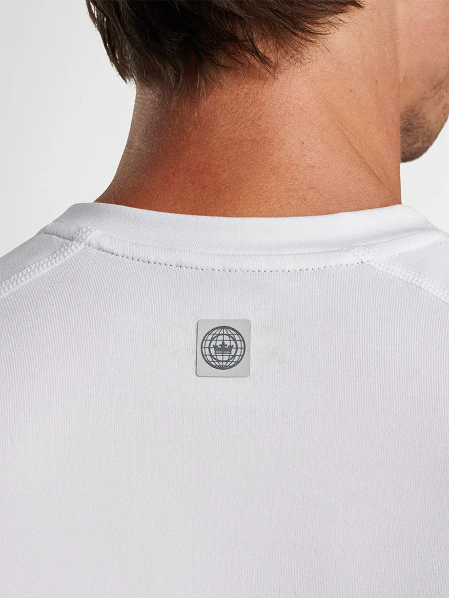 Peter Millar Aurora Performance T-Shirt in White