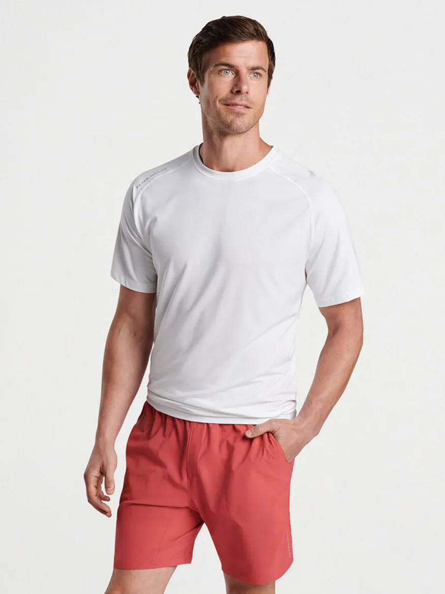 Peter Millar Aurora Performance T-Shirt in White