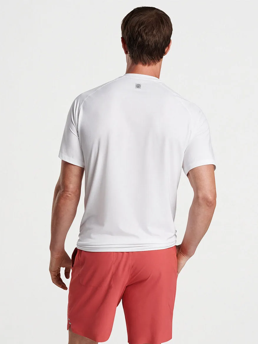 Peter Millar Aurora Performance T-Shirt in White