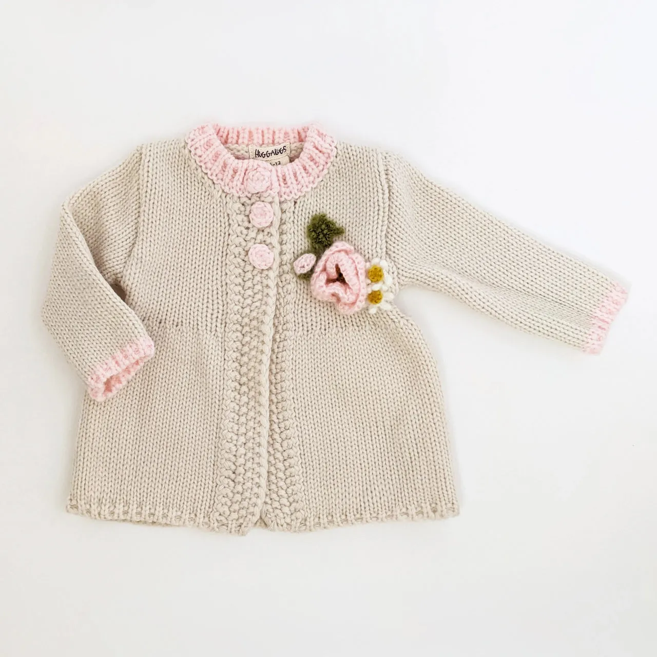 Poppy Handknit Cardigan