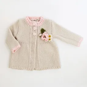 Poppy Handknit Cardigan