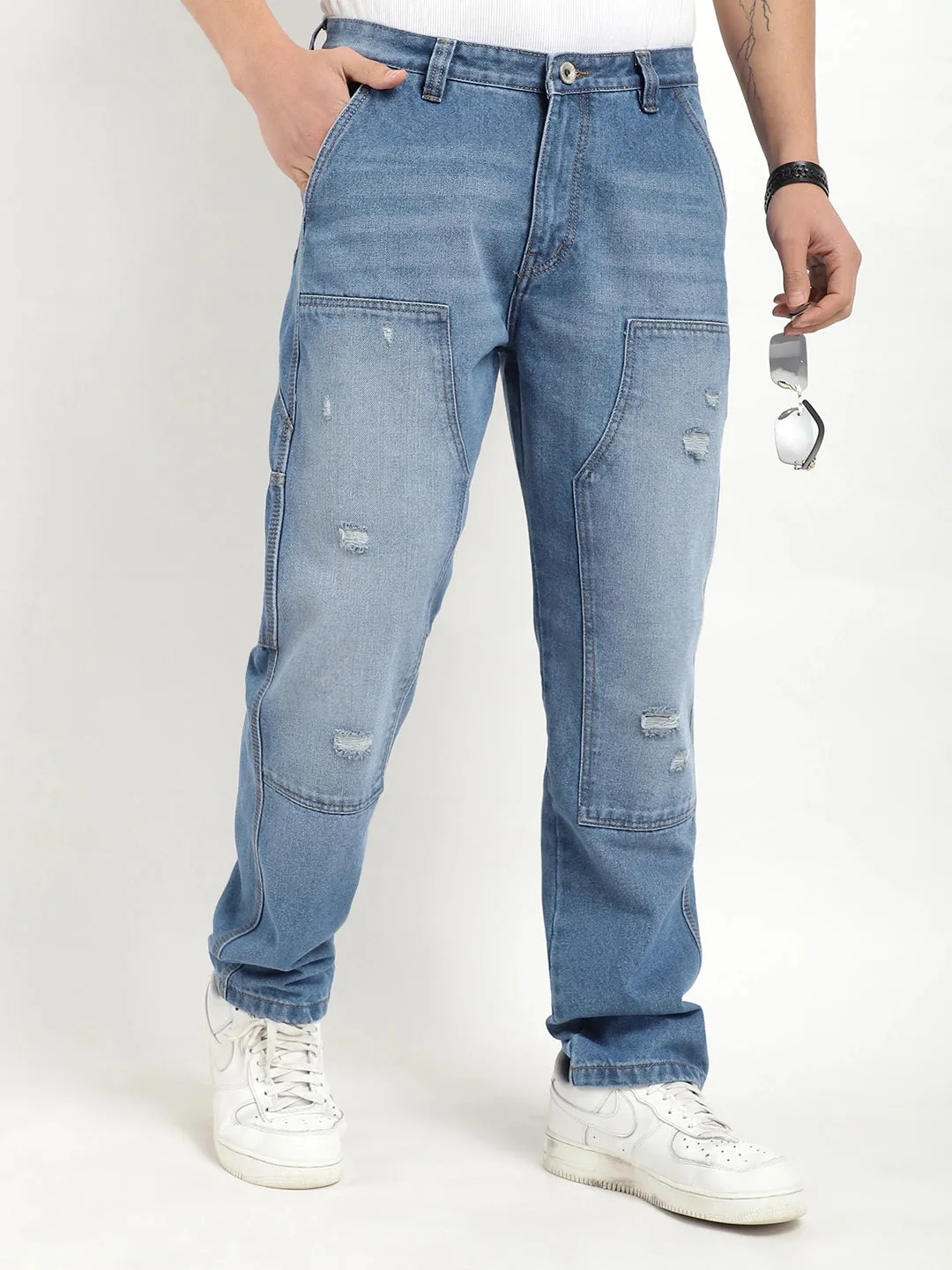 Royal Stitch Light Blue Denim Cargo
