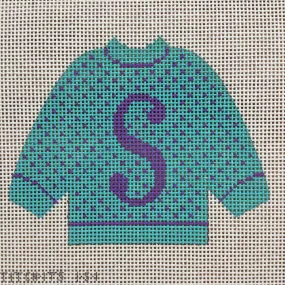 S Pullover Sweater Needlepoint Canvas